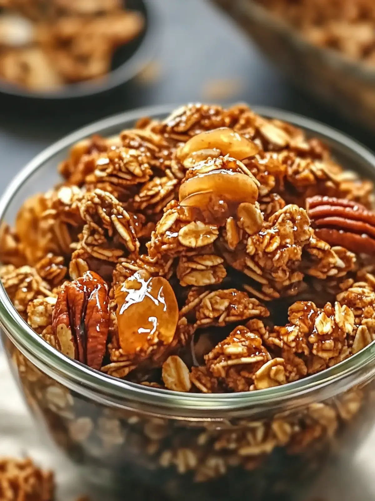 Make Crunchy Golden Maple Pecan Granola at Home Today 5 Golden Maple Pecan Granola