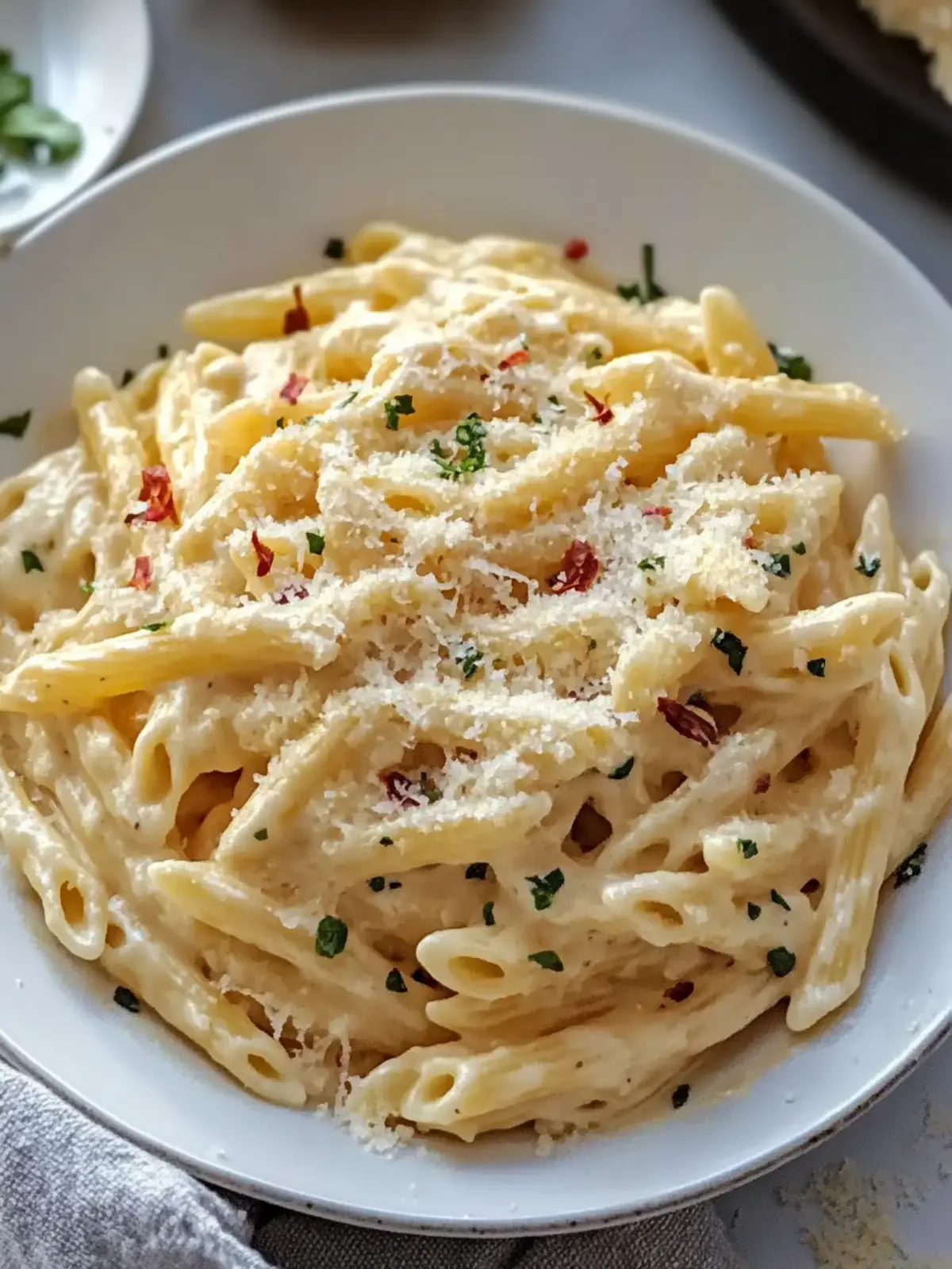 One Pot Creamy Garlic Pasta in Just 20 Minutes Bliss 3 One Pot Creamy Garlic Pasta (Just 20 Minutes!)