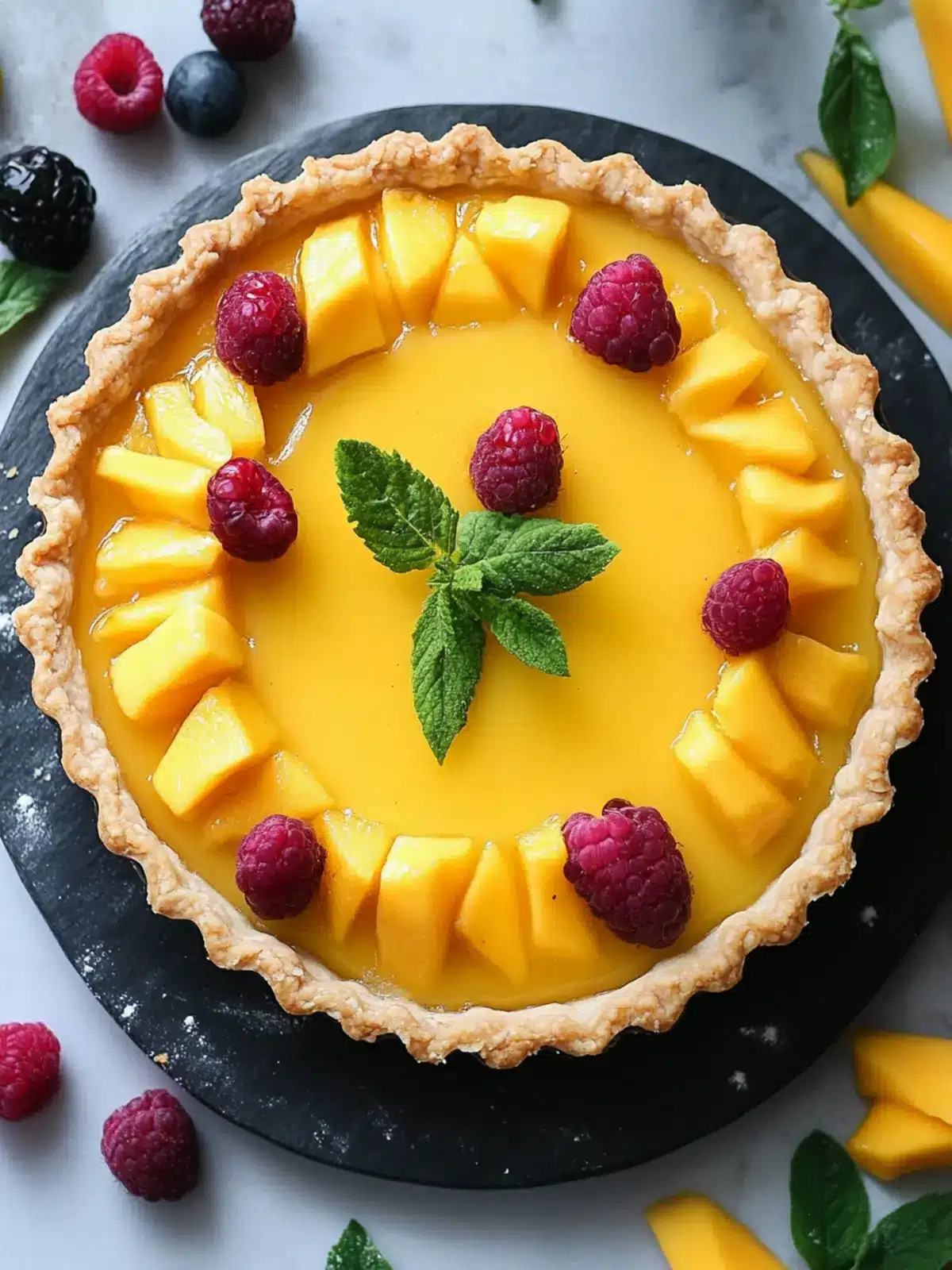 Delightful Mango Curd Tart Recipe for Your Sweet Cravings 5 Mango Curd Tart Recipe