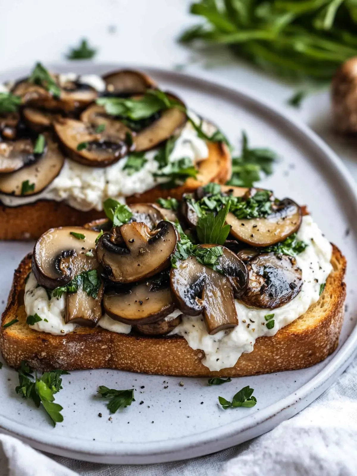 Creamy Mushroom Toast: Quick, Delicious, and Vegan-Friendly 5 Creamy Mushroom Toast