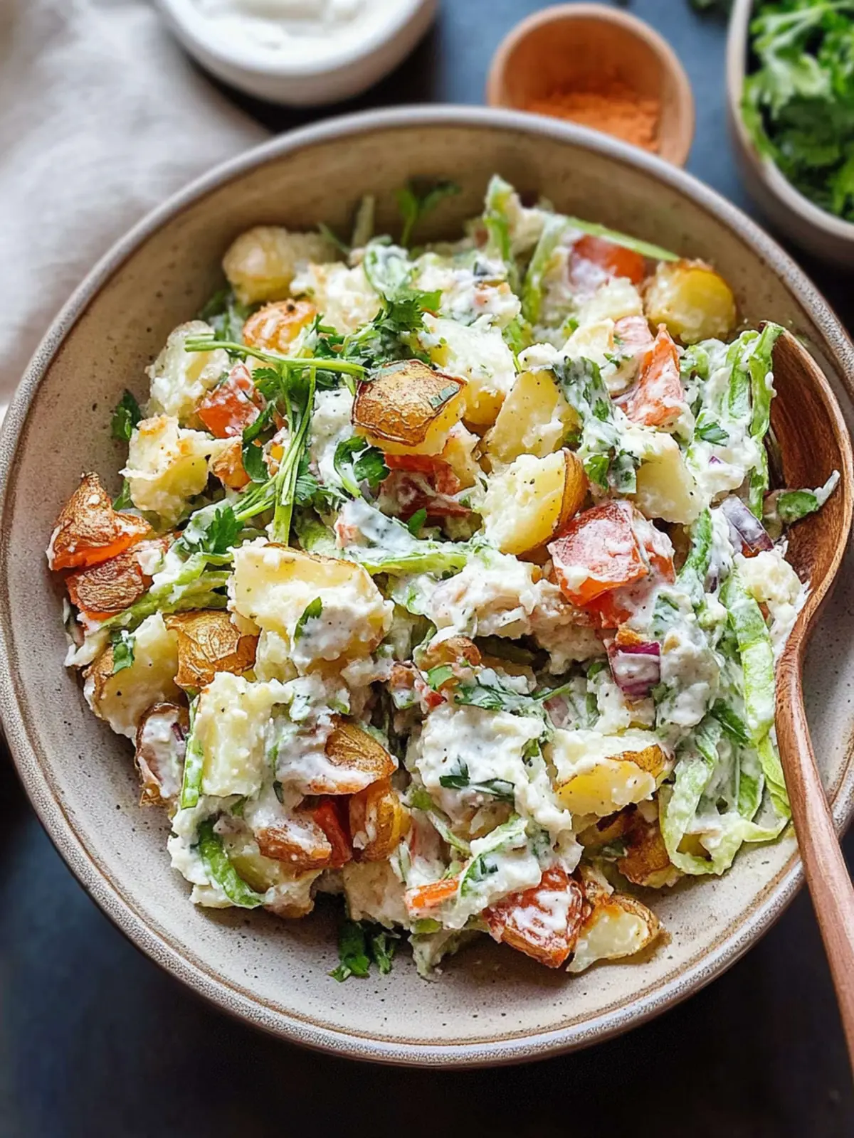 Crispy Smashed Potato Salad: Your New Summer Favorite! 3 Crispy Smashed Potato Salad