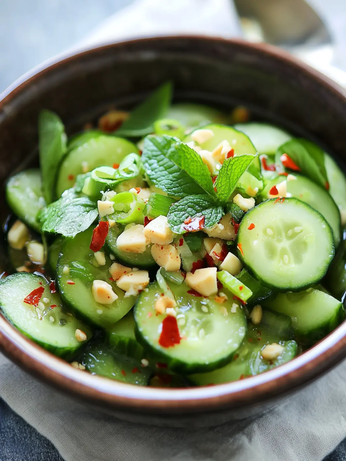 Zesty Thai Cucumber Salad for a Fresh Home-Cooked Delight 2 Thai Cucumber Salad