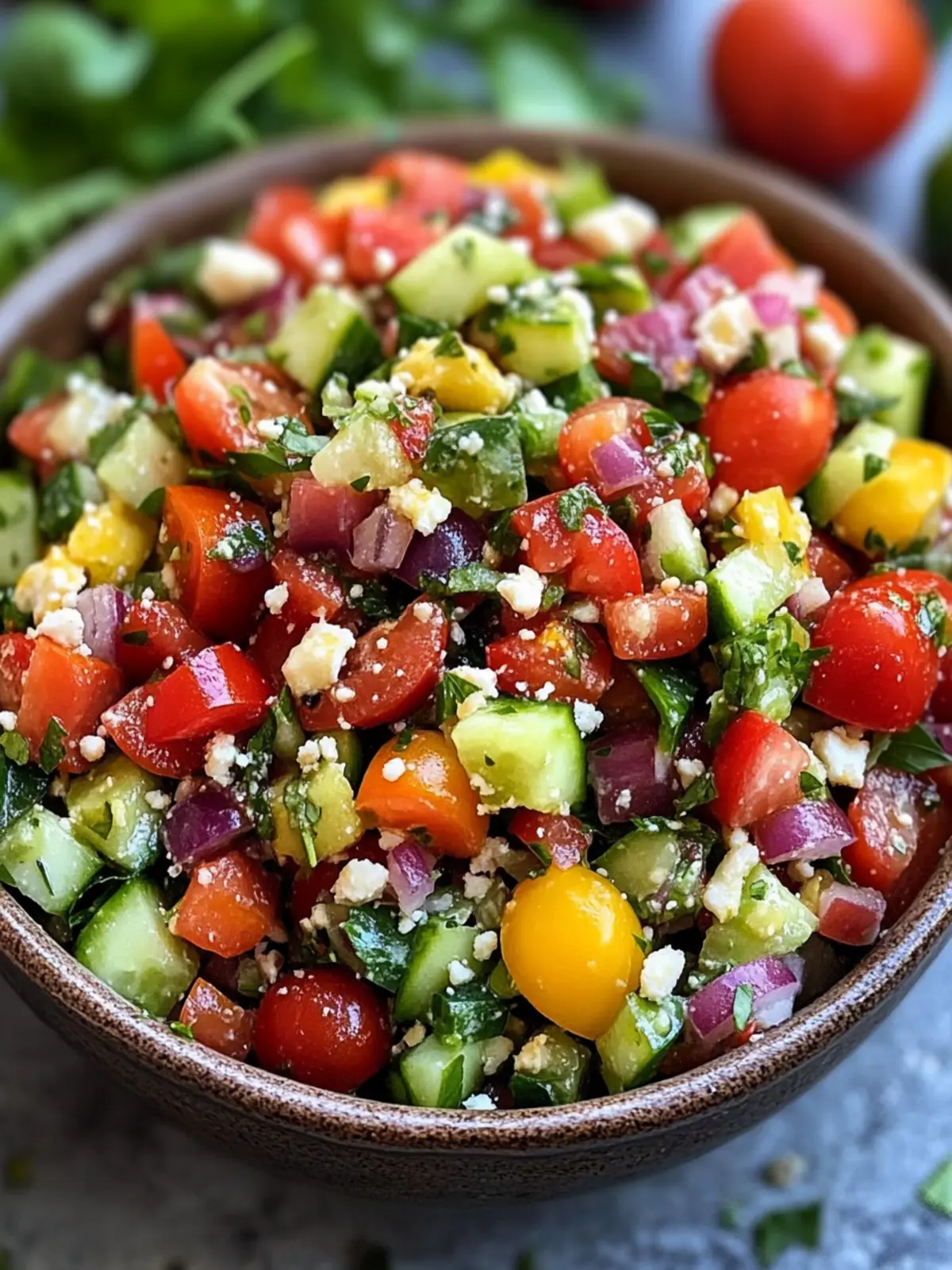 Mediterranean Chopped Salad: Fresh, Easy, and Totally Irresistible 2 Mediterranean Chopped Salad