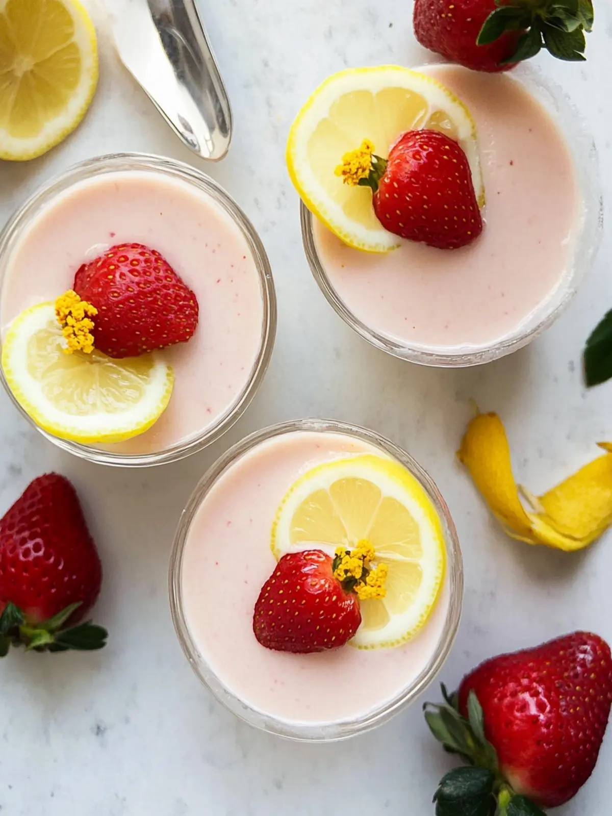 Lemon Strawberry Posset: A Refreshing Summer Indulgence 4 Strawberry Lemon Posset
