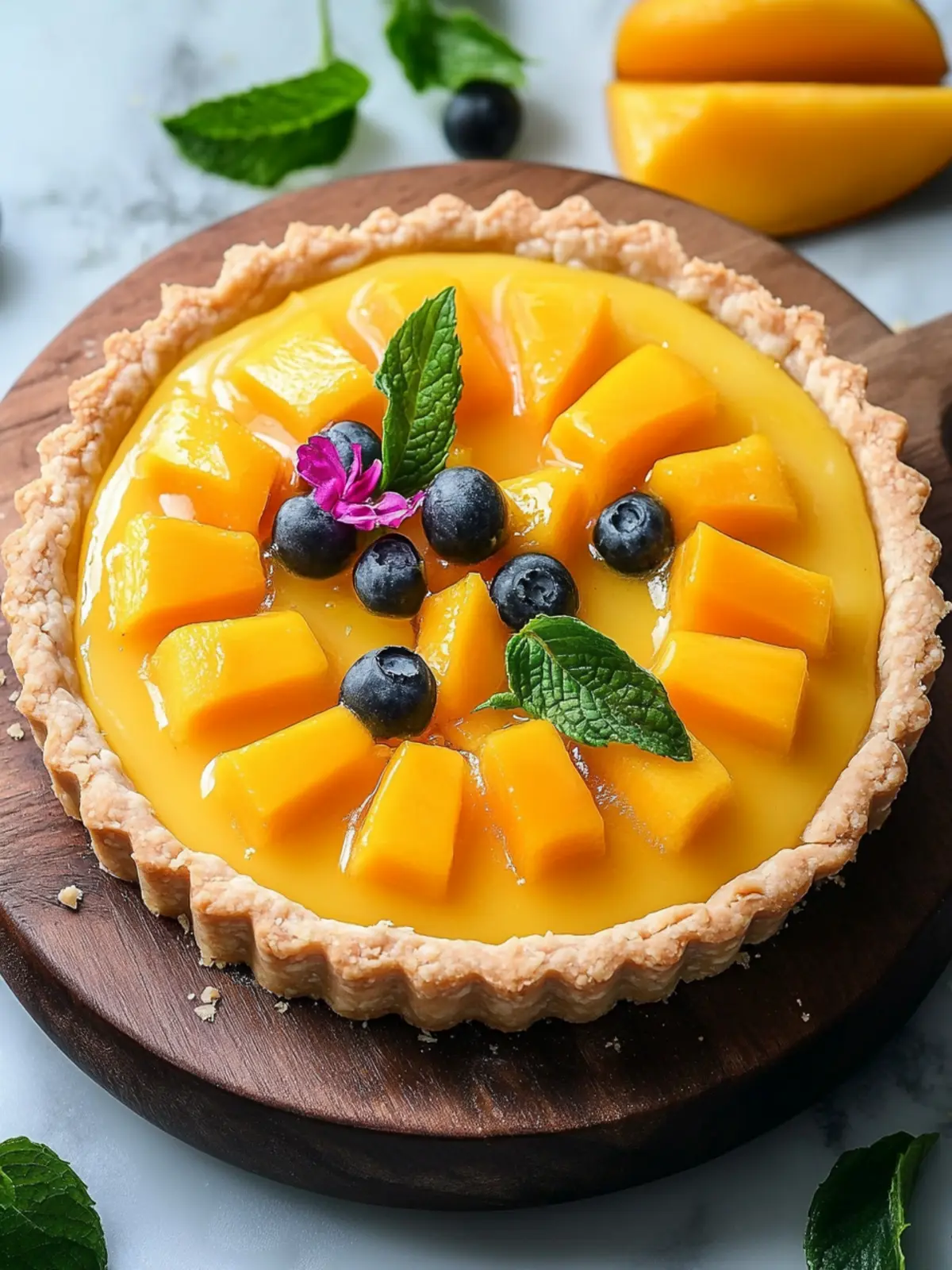 Delightful Mango Curd Tart Recipe for Your Sweet Cravings 2 Mango Curd Tart Recipe