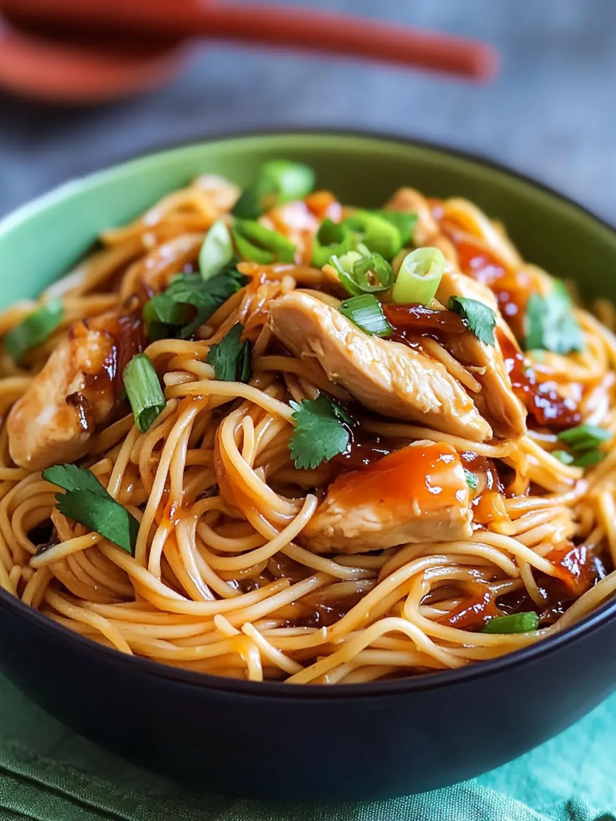 Slow Cooker Honey Garlic Chicken Noodles for Cozy Nights 2 Slow Cooker Honey Garlic Chicken Noodles