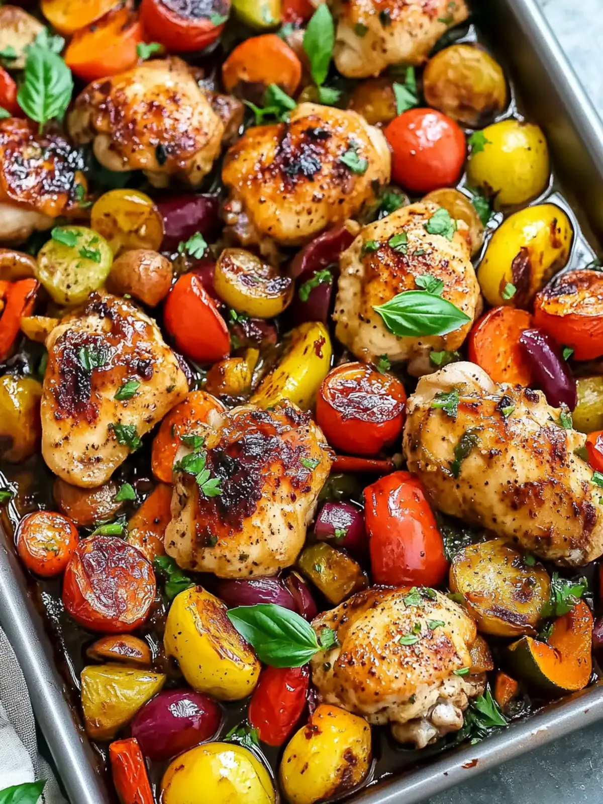 Balsamic Glazed Chicken and Veggies: Effortless Sheet Pan Delight 2 Balsamic Glazed Chicken and Veggies (Sheet Pan)
