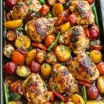 Balsamic Glazed Chicken and Veggies: Effortless Sheet Pan Delight 7 Balsamic Glazed Chicken and Veggies (Sheet Pan)
