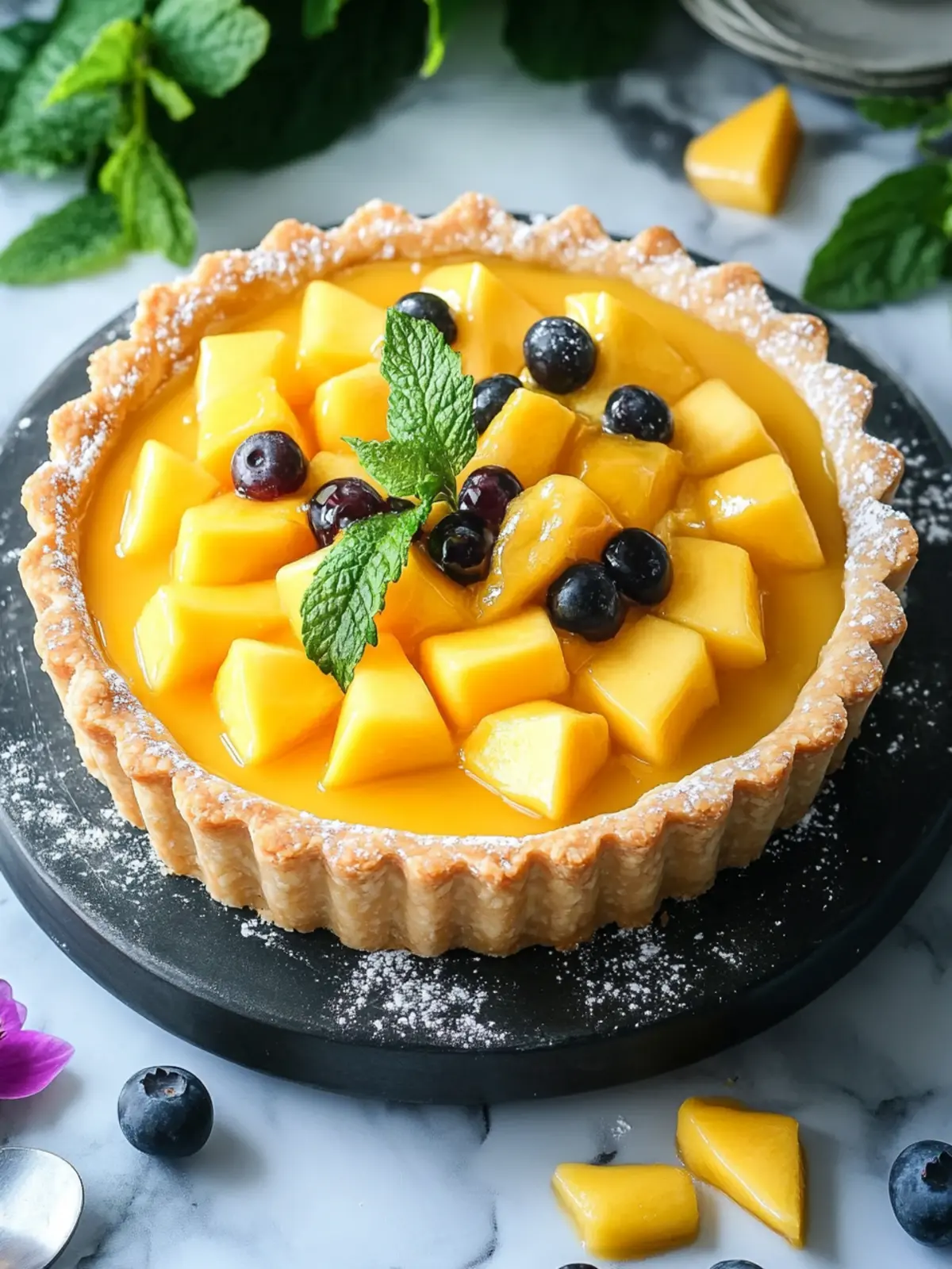 Delightful Mango Curd Tart Recipe for Your Sweet Cravings 4 Mango Curd Tart Recipe