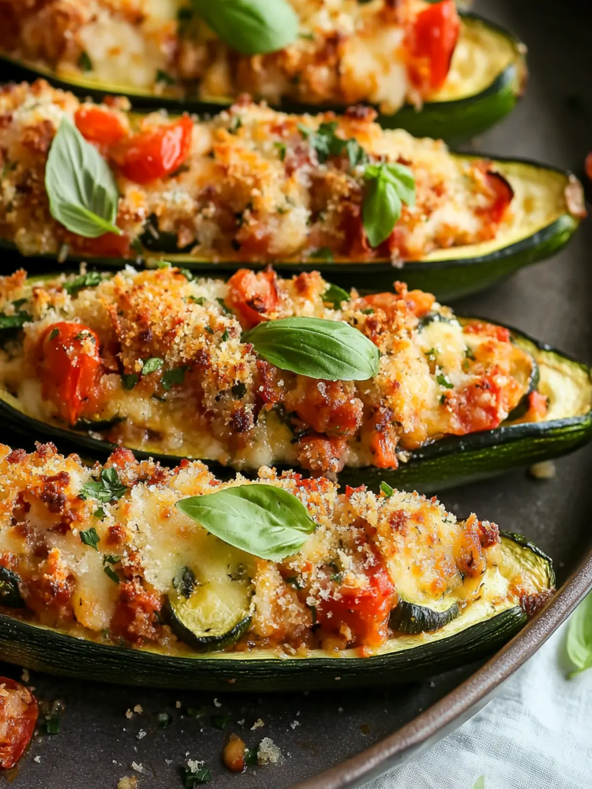 Delicious Italian Stuffed Zucchini for a Cozy Family Meal 2 Italian Stuffed Zucchini