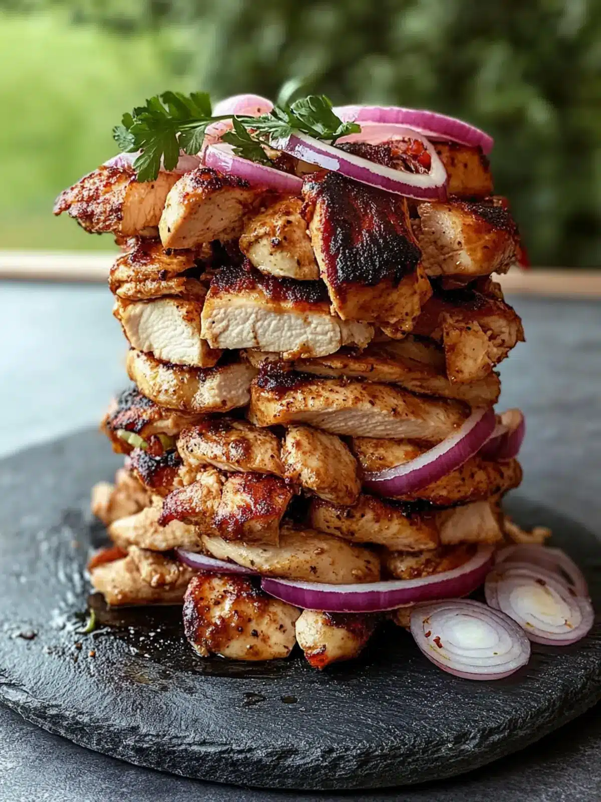 Savor Easy Chicken Shawarma Tower Baked in the Oven Today 3 Easy Chicken Shawarma Tower Baked in the Oven