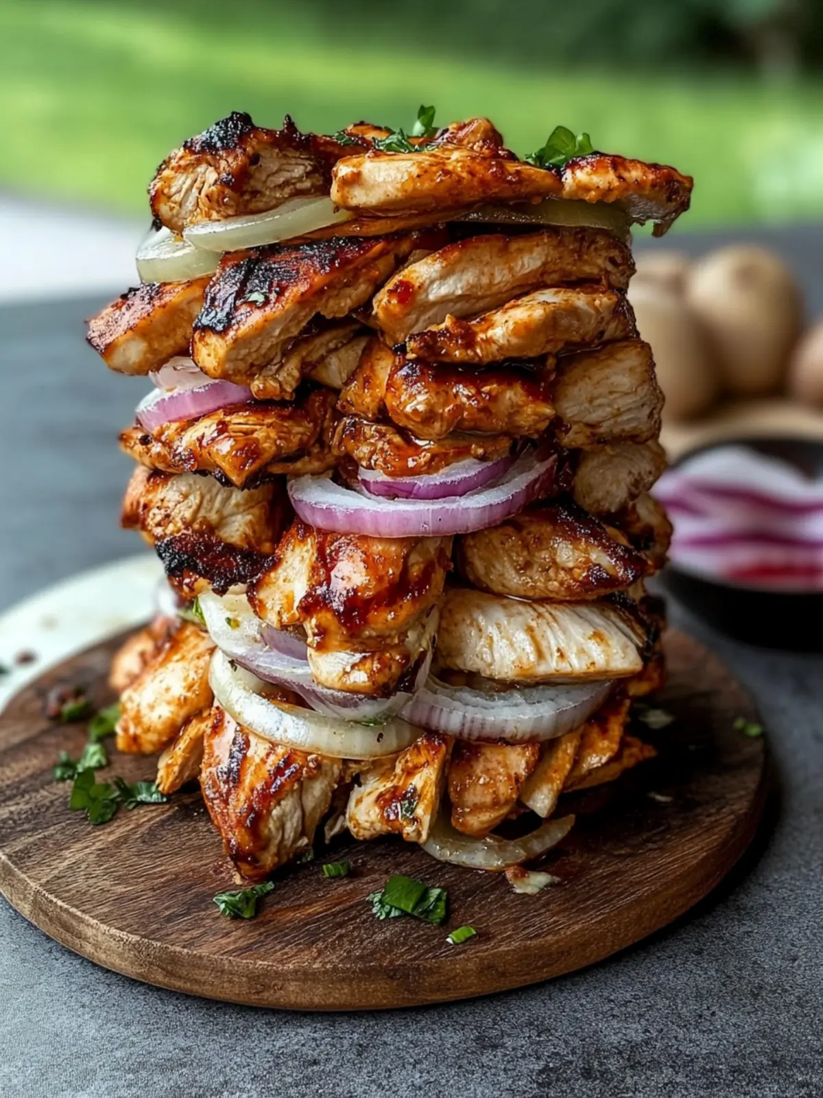 Savory Easy Chicken Shawarma Tower Baked to Perfection 5 Easy Chicken Shawarma Tower Baked in the Oven