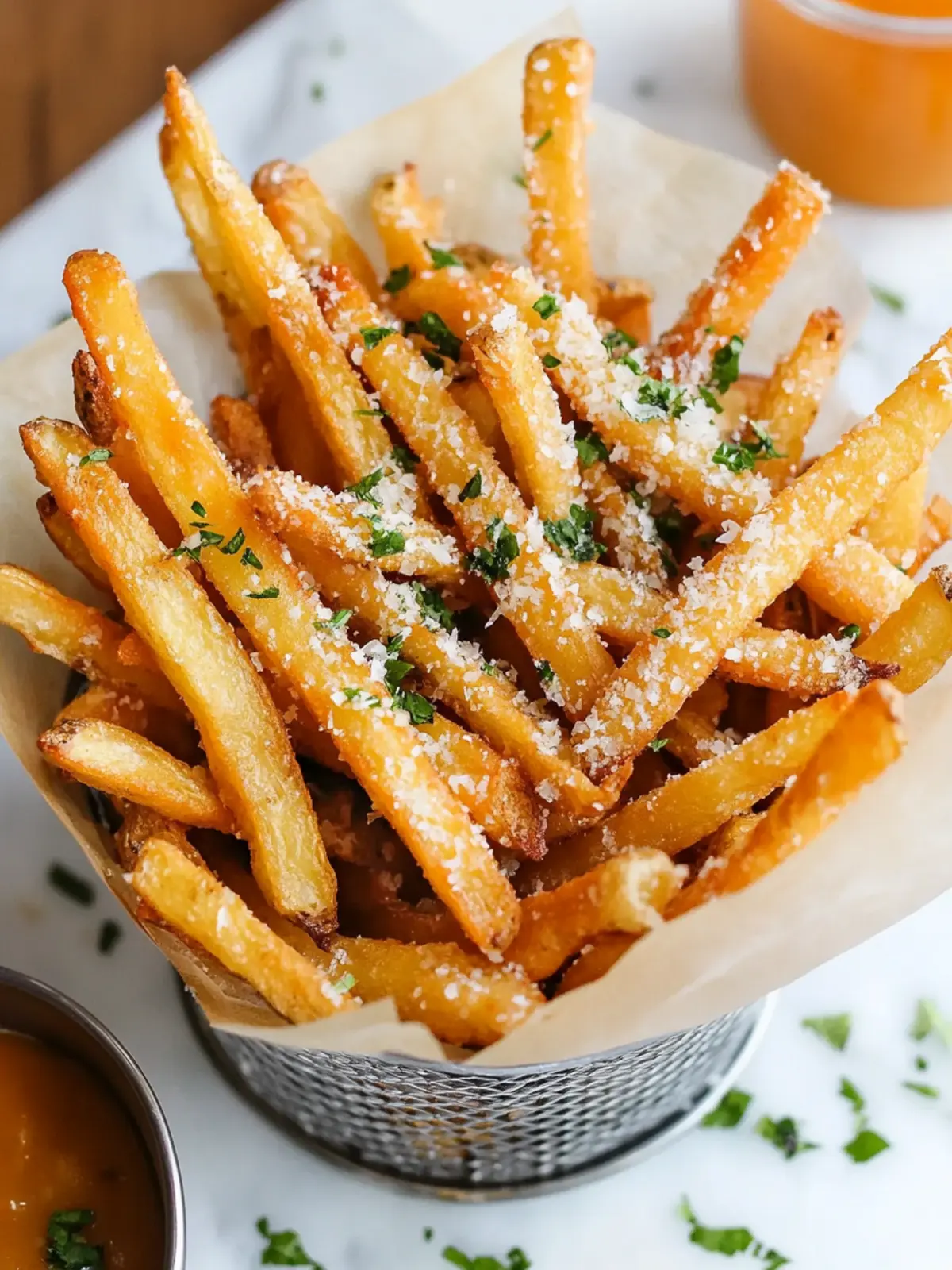 Crispy Garlic Parmesan Fries That Beat Takeout Every Time 3 Crispy Garlic Parmesan Fries