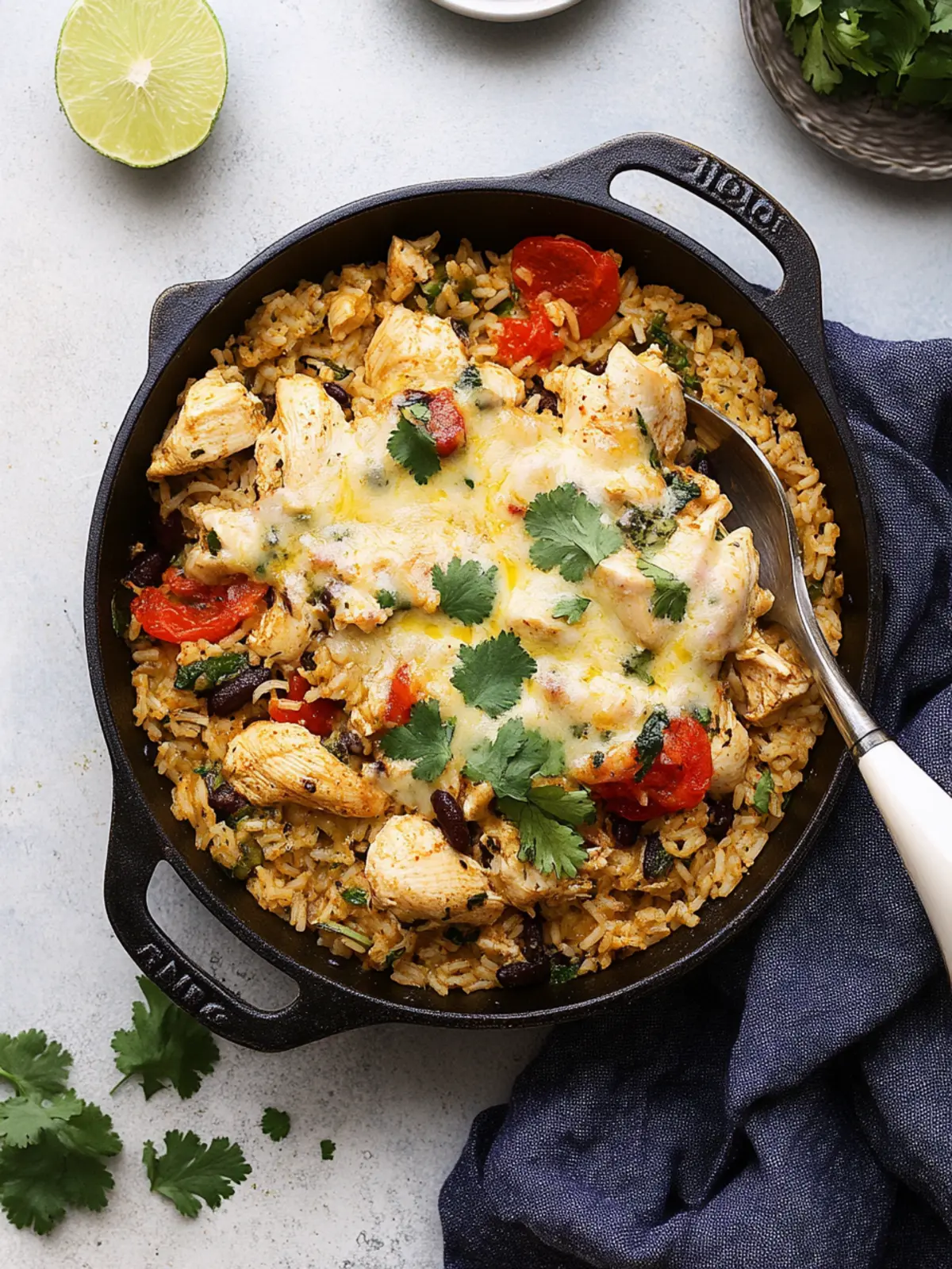 Salsa Verde Chicken & Rice Skillet: The Ultimate One-Pan Delight 2 Salsa Verde Chicken & Rice Skillet