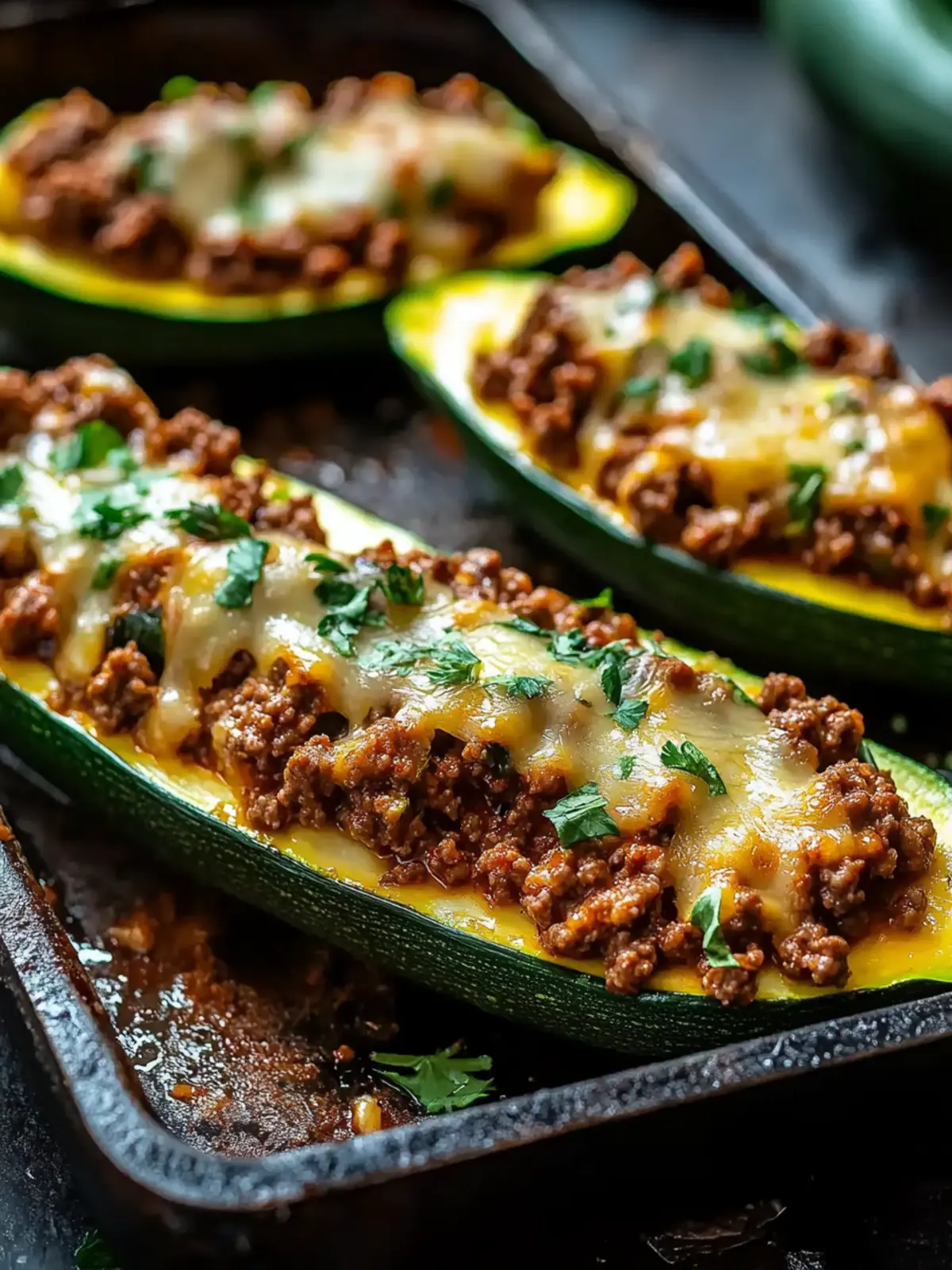 Savory 30-Min Ground Beef Zucchini Boats Your Family Will Love 2 30-Min Ground Beef Zucchini Boats (Healthy & Delicious)