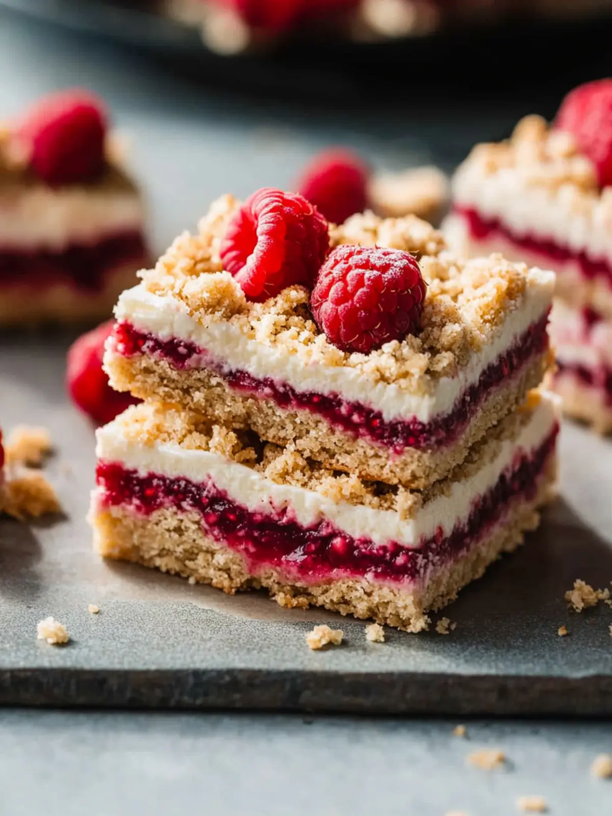 Delicious Raspberry Cheesecake Crumble Bars You’ll Love 5 Raspberry Cheesecake Crumble Bars