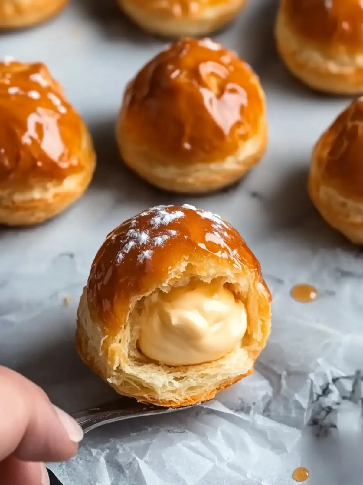 Cream Filled Caramel Puffs That Will Wow Your Guests 2 Cream Filled Caramel Puffs