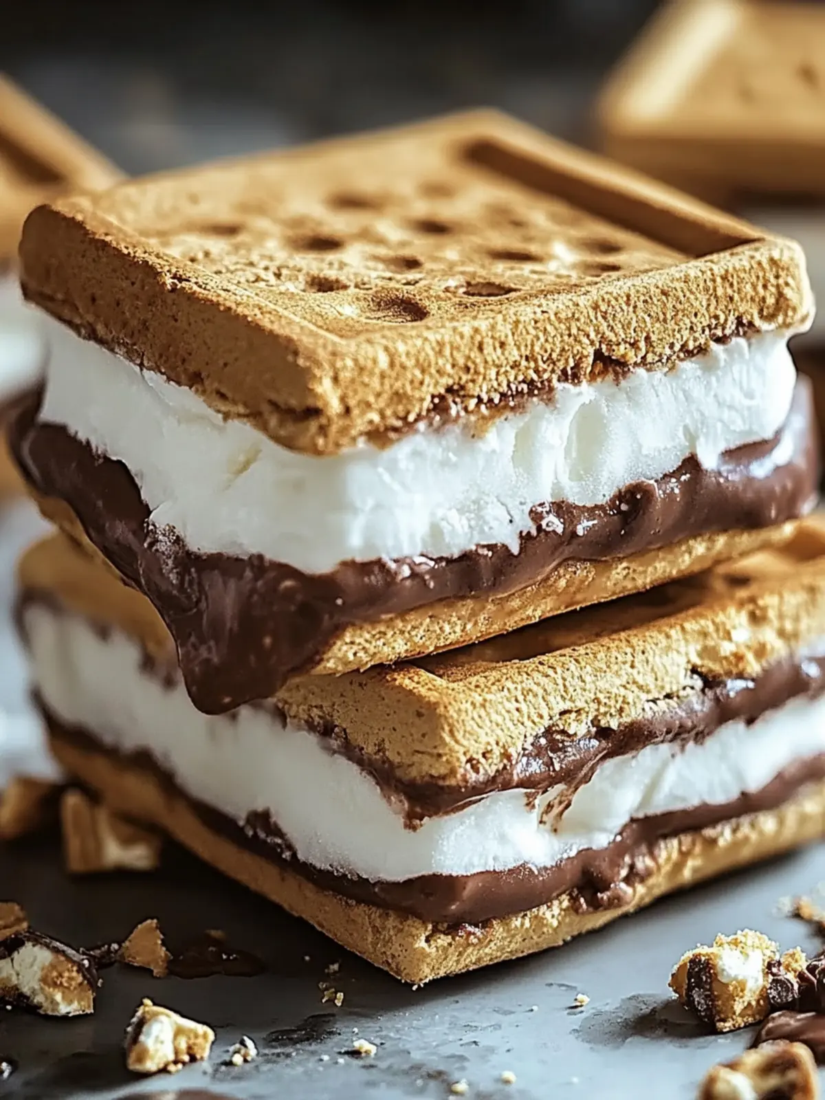Gooey Frozen S’mores Sandwich: Your Ultimate Summer Indulgence 5 Gooey Frozen S’mores Sandwich