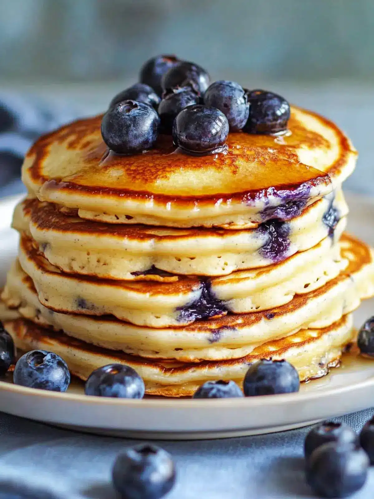 Fluffy Greek Yogurt Blueberry Pancakes for Happy Mornings 4 Greek Yogurt Blueberry Pancakes