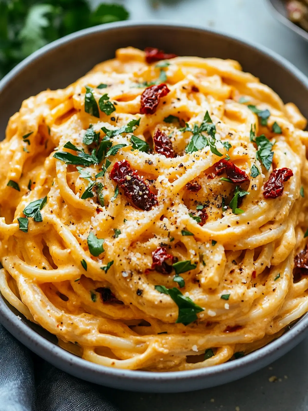 Deliciously Easy Vegan Creamy Sun Dried Tomato Pasta Recipe 5 Vegan Creamy Sun Dried Tomato Pasta