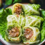 Savory Napa Cabbage Rolls with a Ginger-Soy Twist 10 Napa Cabbage Rolls