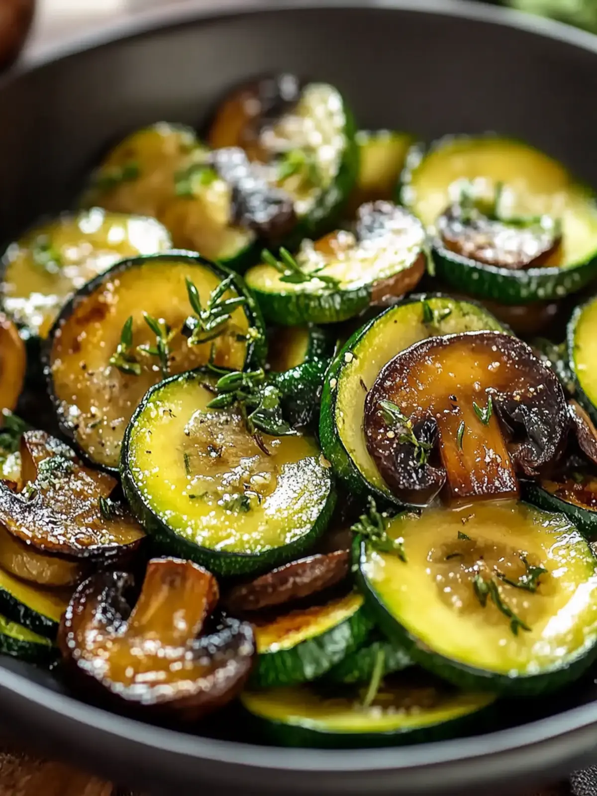 Sautéed Zucchini and Mushrooms: Quick, Flavorful Freshness 5 Sautéed Zucchini and Mushrooms