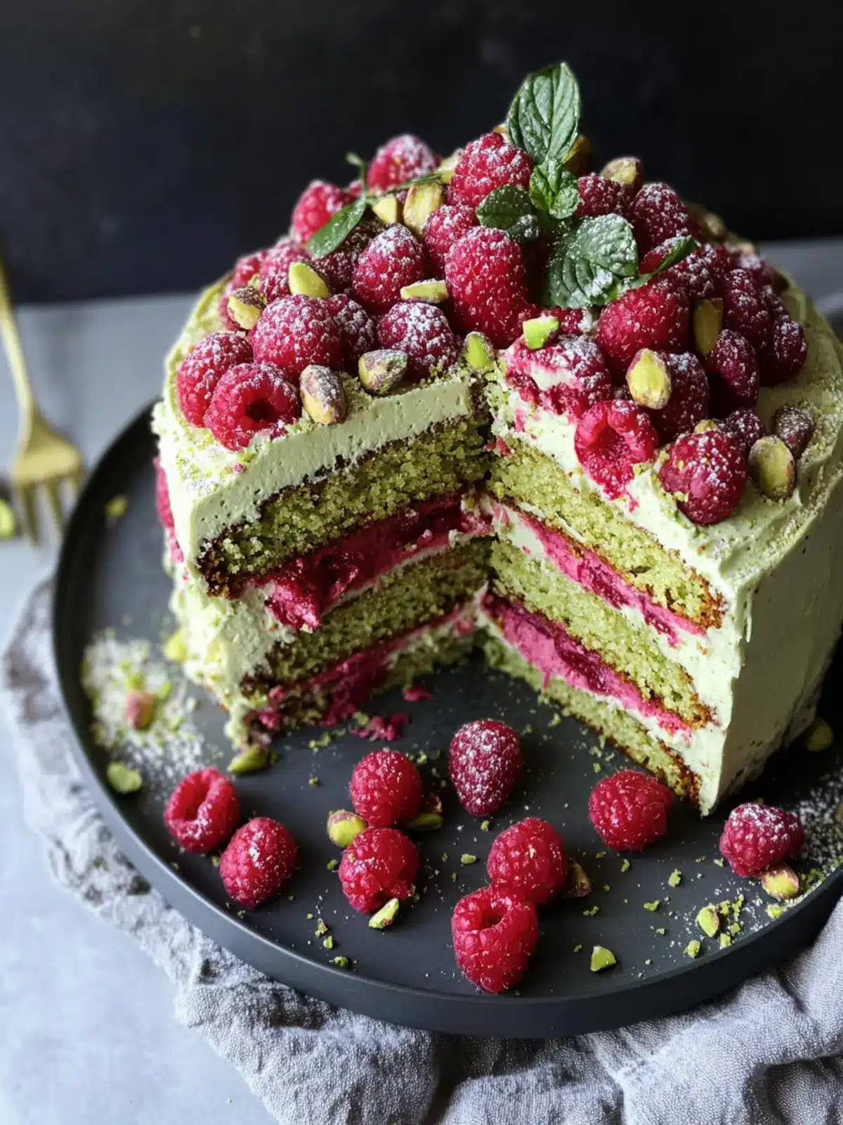 Pistachio Raspberry Cake: A Bright Twist for Any Occasion 2 Pistachio Raspberry Cake