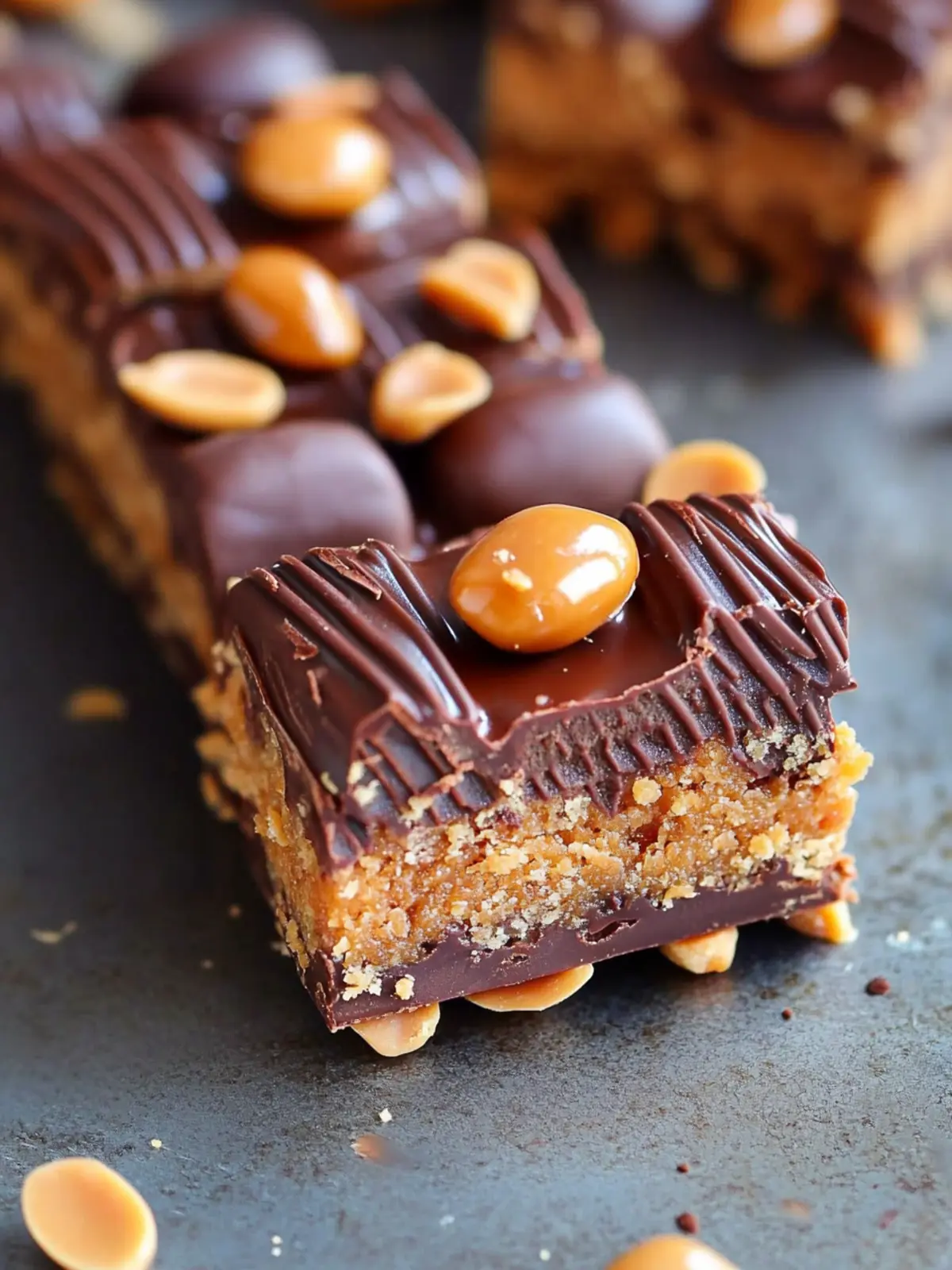 Peanut Butter Chocolate Caramel Bar That Will Wow Your Tastebuds 3 Peanut Butter Chocolate Caramel Bar