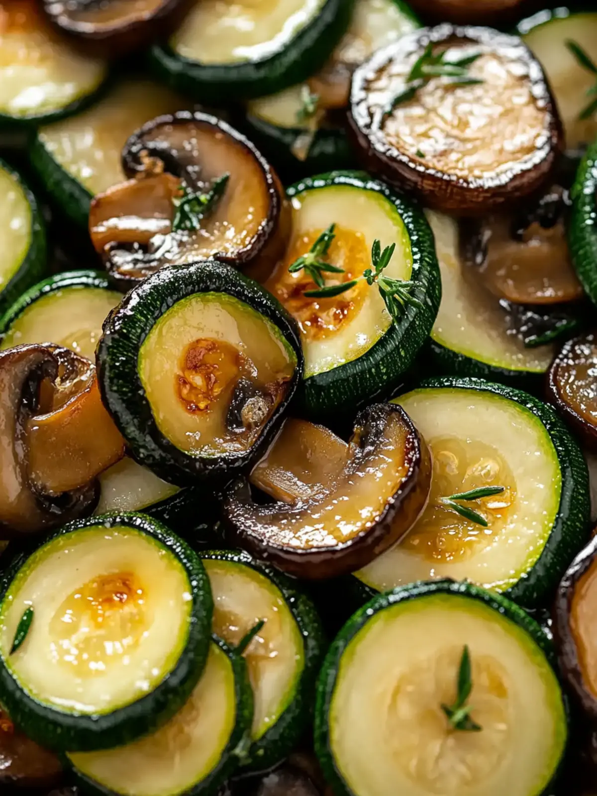 Sautéed Zucchini and Mushrooms: Quick, Flavorful Freshness 3 Sautéed Zucchini and Mushrooms