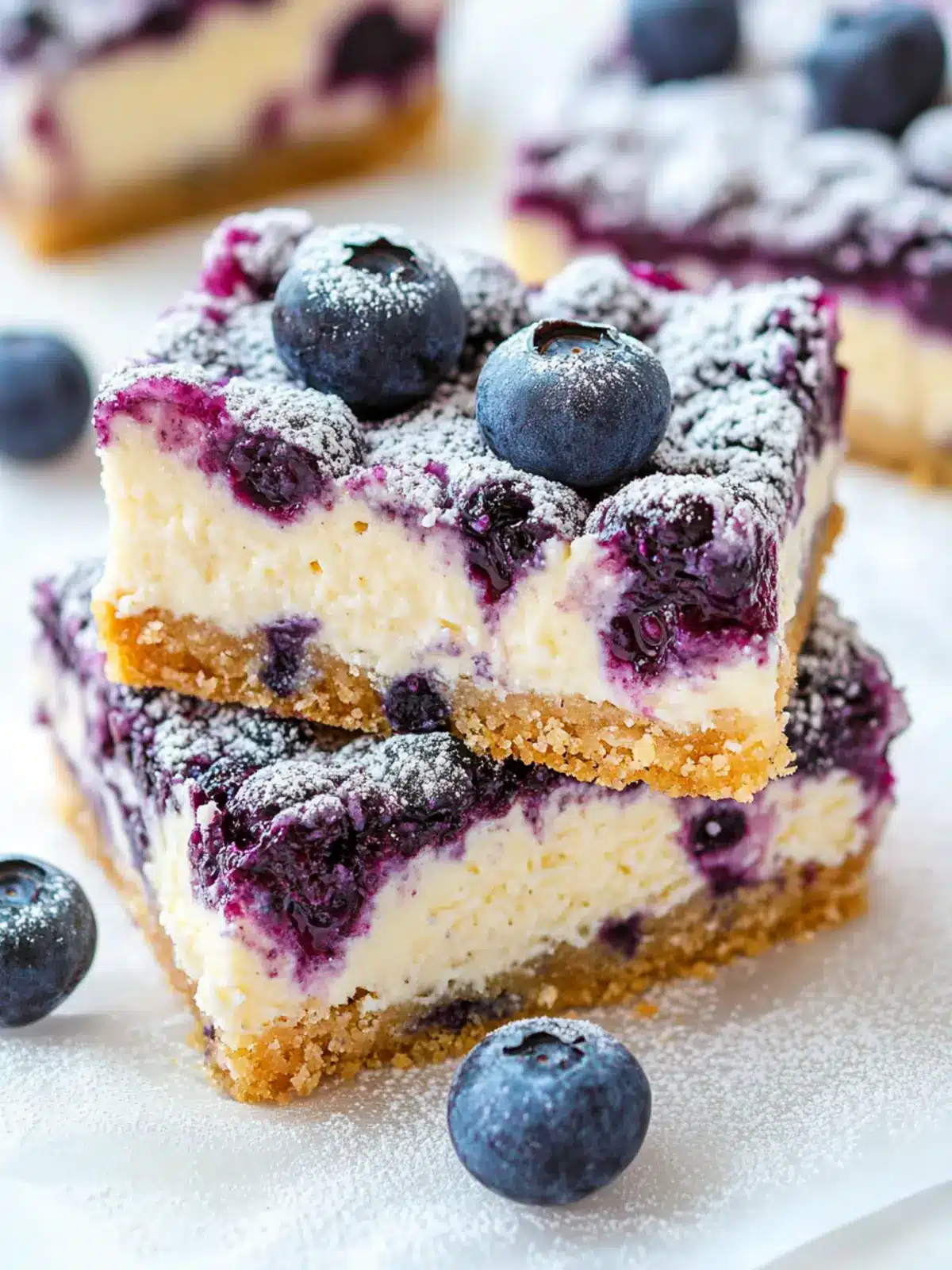 Delicious Easy Blueberry Cheesecake Bars Your Family Will Love 4 Easy Blueberry Cheesecake Bars