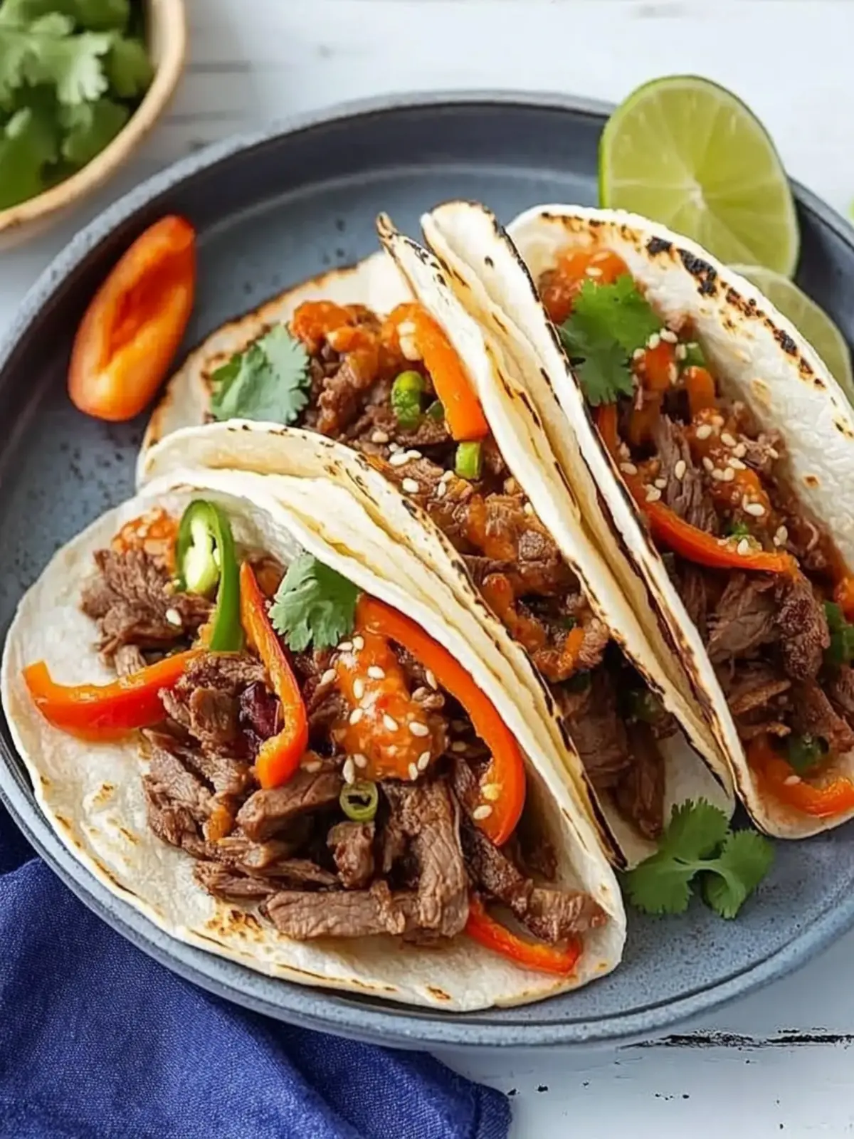 Savory Instant Pot Korean Beef Tacos for Quick Weeknight Dinners 4 Instant Pot Korean Beef Tacos