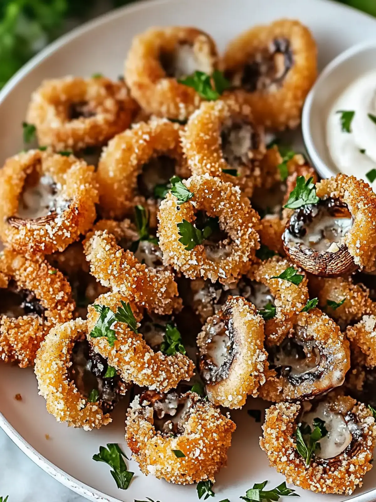 Crispy Ranch-Breaded Mushrooms for Epic Snack Cravings 2 Crispy Ranch-Breaded Mushrooms