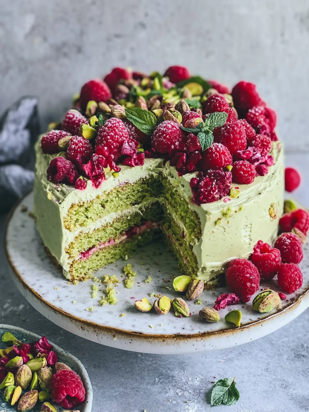 Pistachio Raspberry Cake: A Bright Twist for Any Occasion 3 Pistachio Raspberry Cake