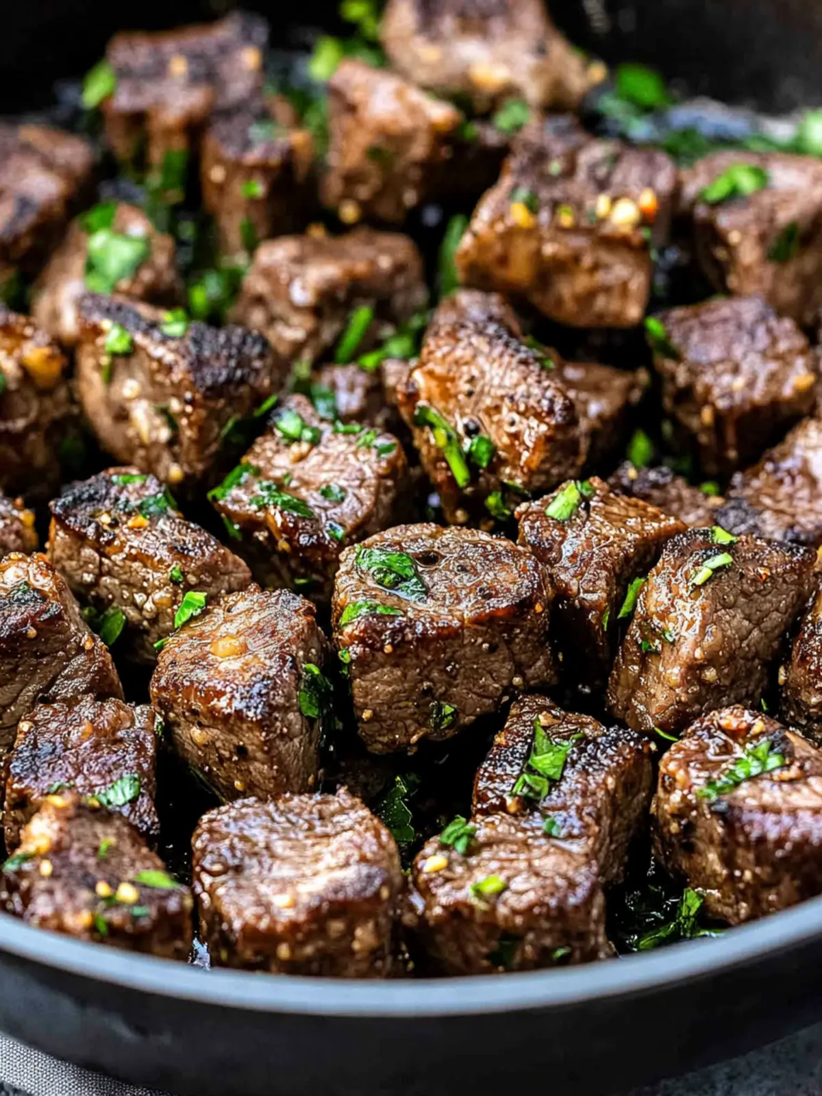 Garlic Butter Steak Bites: Quick, Juicy Delights in 15 Minutes 2 Garlic Butter Steak Bites