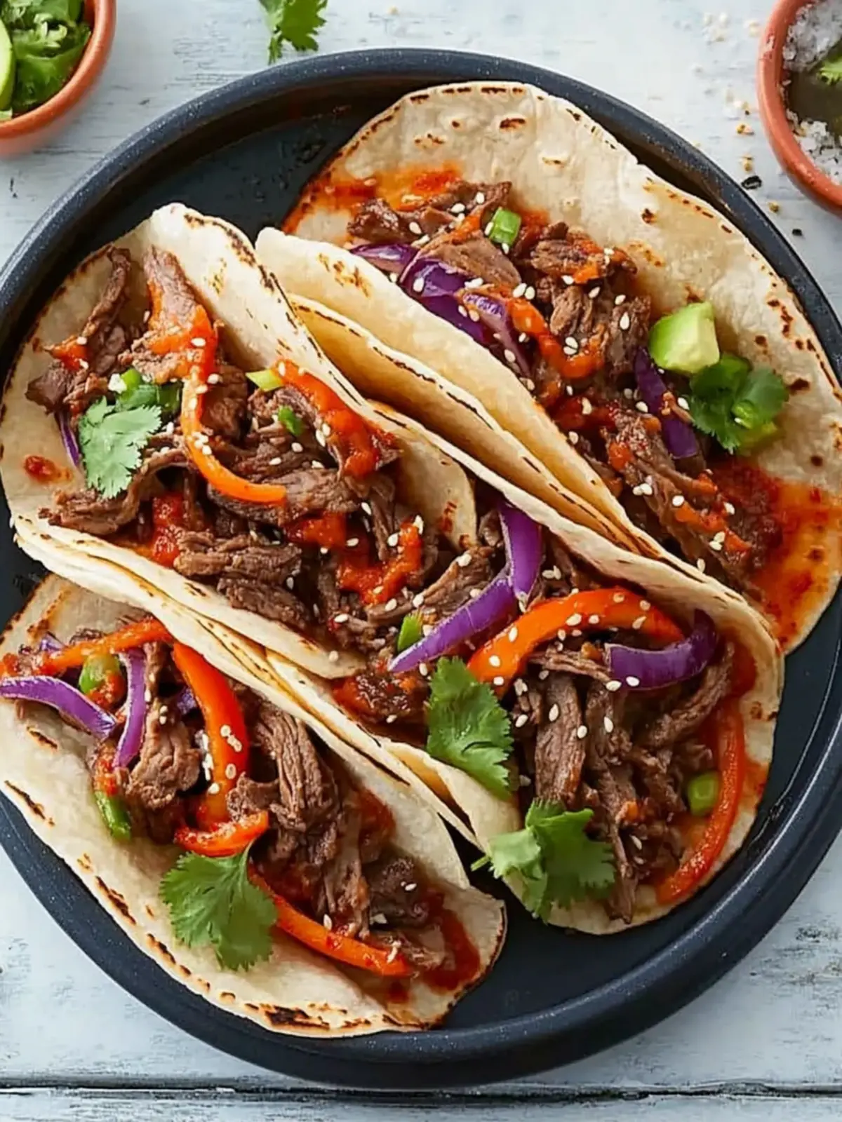 Savory Instant Pot Korean Beef Tacos for Quick Weeknight Dinners 5 Instant Pot Korean Beef Tacos