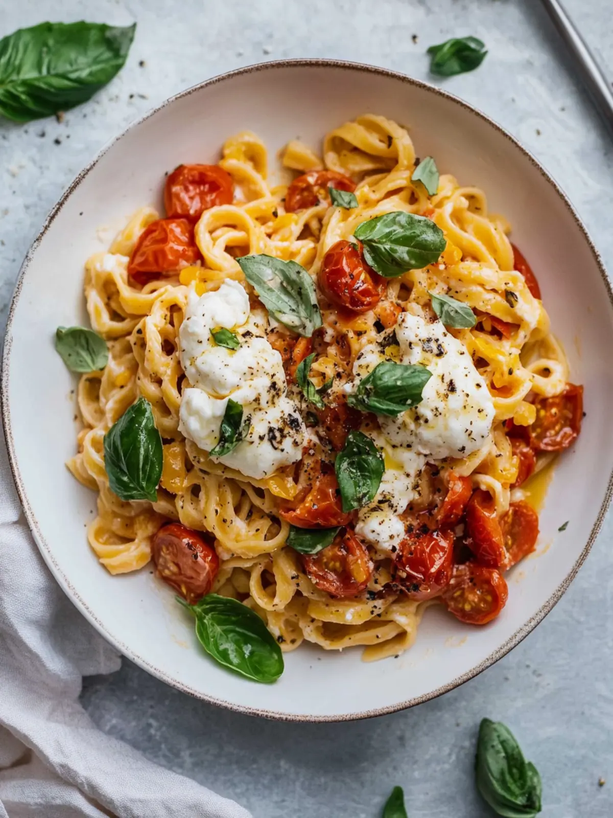 Delicious Burst Tomato Burrata Pasta in Just 45 Minutes 4 Burst Tomato Burrata Pasta