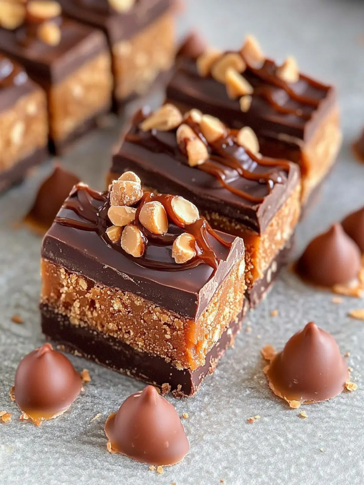 Peanut Butter Chocolate Caramel Bar That Will Wow Your Tastebuds 4 Peanut Butter Chocolate Caramel Bar