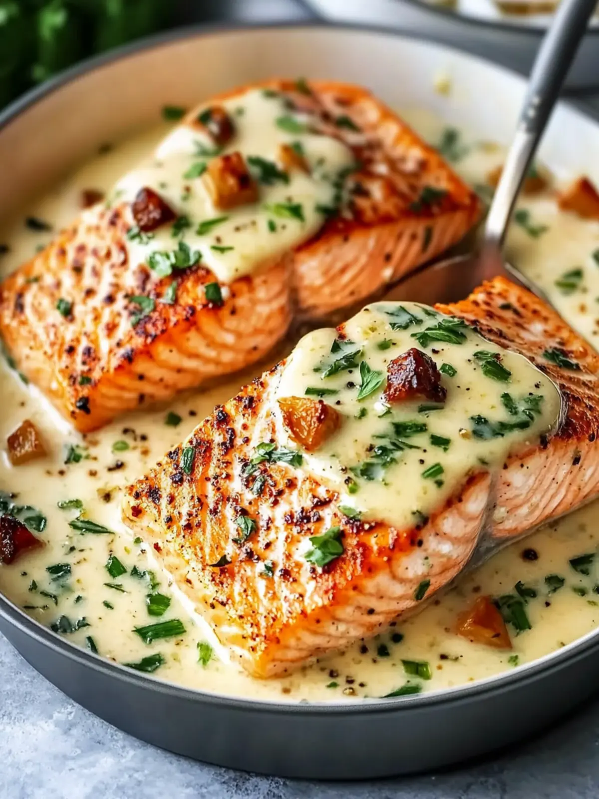 Creamy Garlic Butter Tuscan Salmon Recipe for Busy Nights 4 Creamy Garlic Butter Tuscan Salmon Recipe