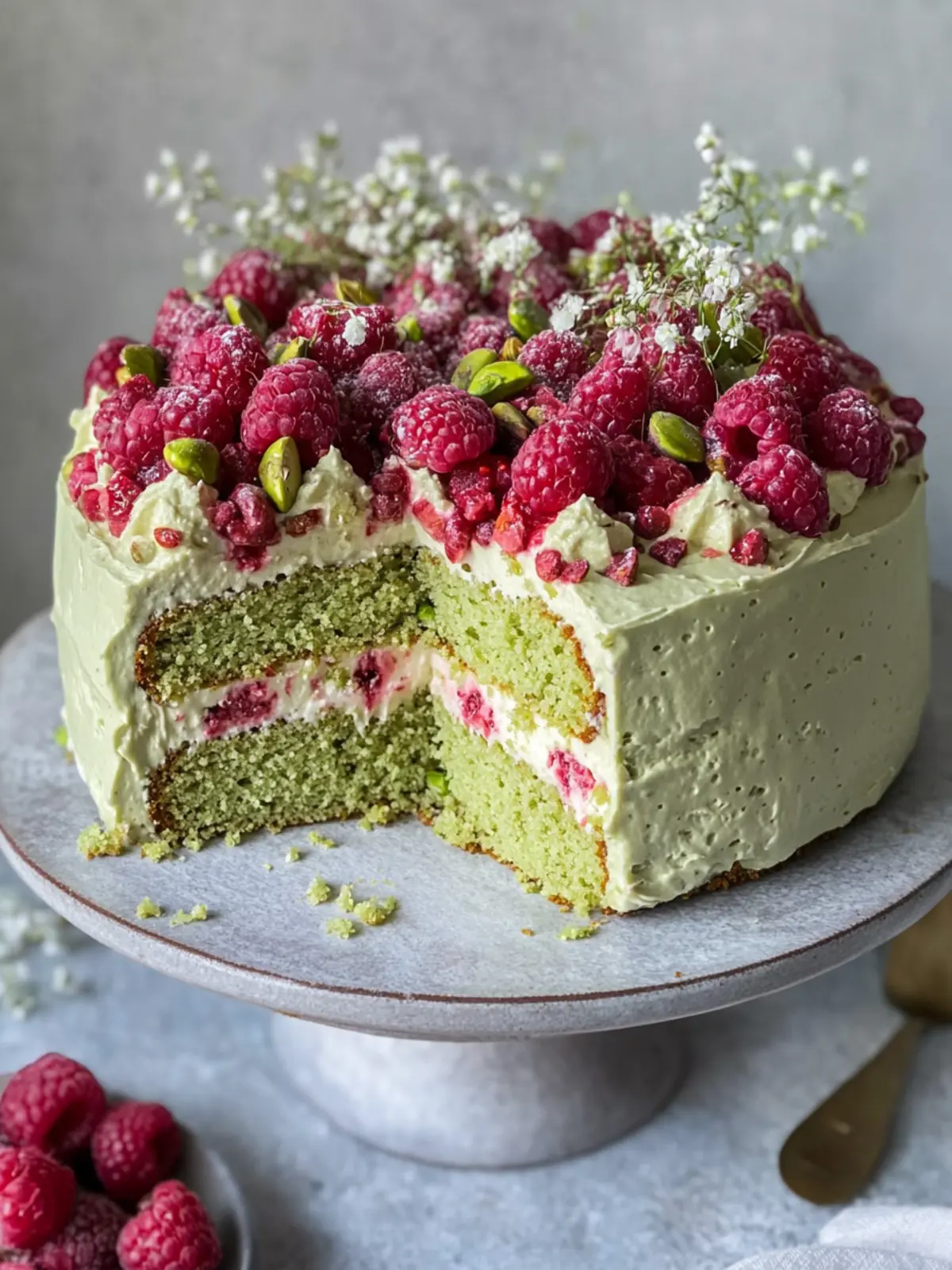 Pistachio Raspberry Cake: A Bright Twist for Any Occasion 5 Pistachio Raspberry Cake