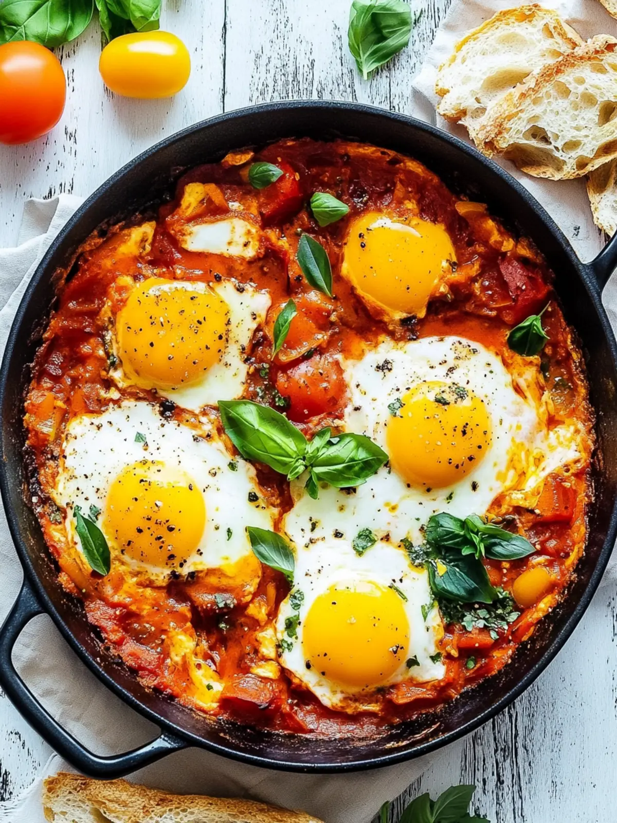 Cheesy Shakshuka Recipe: Comforting Eggs in Spicy Sauce 5 Shakshuka Recipe