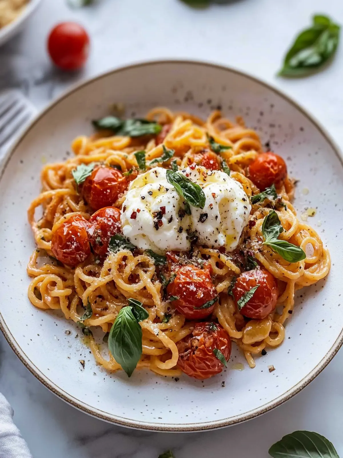 Delicious Burst Tomato Burrata Pasta in Just 45 Minutes 3 Burst Tomato Burrata Pasta